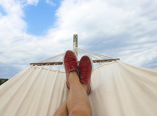 clear sky daydreaming hammock